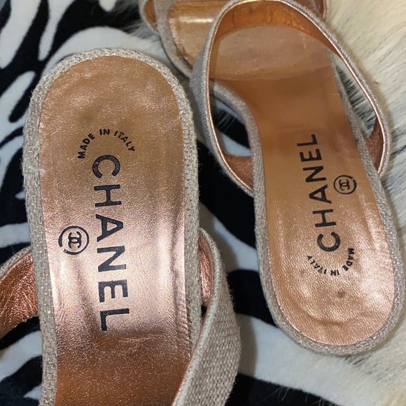 Chanel heel high Sandal size 38 - Picture 13 of 14